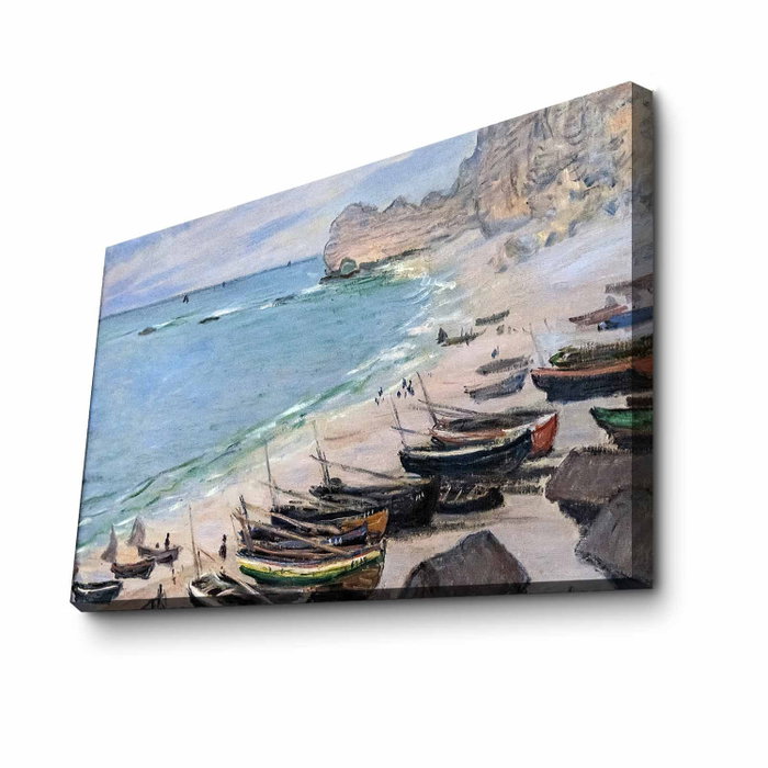Wallity Barcos en la playa de Etretat de Claude Monet (45 x 70 cm) Wallity Barcos en la playa de Etretat de Claude Monet (45 x 70 cm)